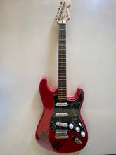Motley Crue band signed guitar